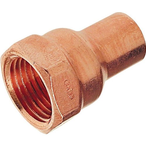 Nibco C6032 1/2" Ftgxftg Adapter Wrot Copper