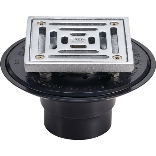 Zurn 2" Abs Drain With 4 3/16" Brass Head Assembly