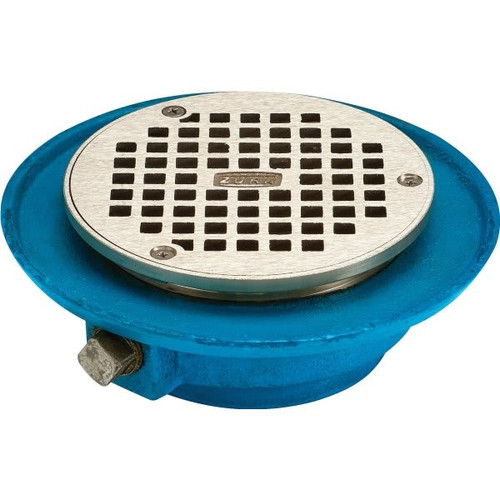 Zurn Fd2322-Ip3 - 3" Cast Iron, Threaded, Low Profile, Adjustable Floor Drain