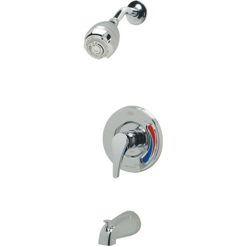 Zurn Tub/Shower Unit, 2.5 GPM Shower, Chrome