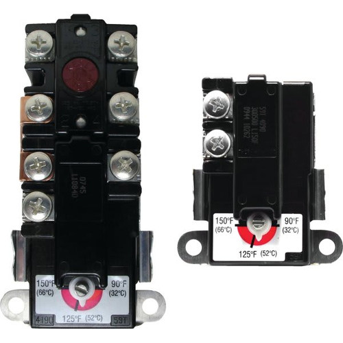 Rheem Electric Water Heater Thermostat Kit, Includes 1 Upper And 1 Lower Thermostat