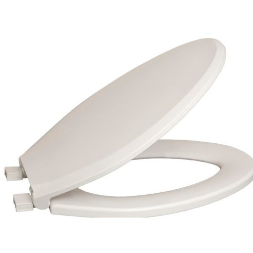 Centoco Elongated Closed Front Plastic Toilet Seat With Lid, Regular Duty