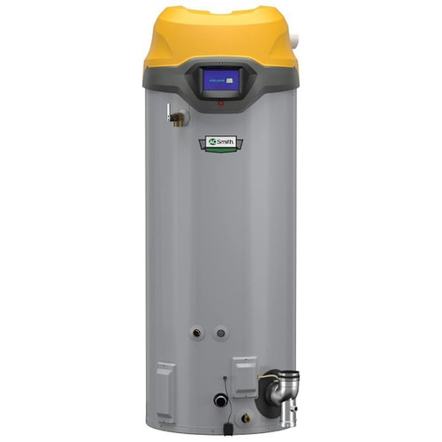 A. O. Smith Cyclone Flex 100-Gallon 199k BTU Condensing Commercial Natural Gas Water Heater With Adaptive Gas Tech