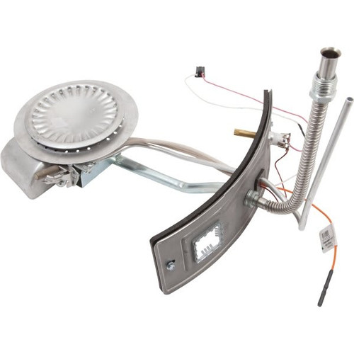 A. O. Smith Burner Assembly, Natural Gas, #37 Orifice/1.5" Switch Extension, Fits 16" Tanks