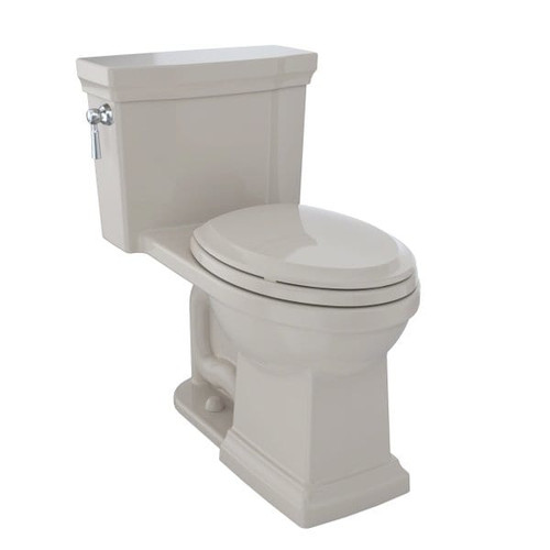Toto® Promenade® II One-Piece Elongated 1.28 GPF Toilet Cefiontect®, Bone