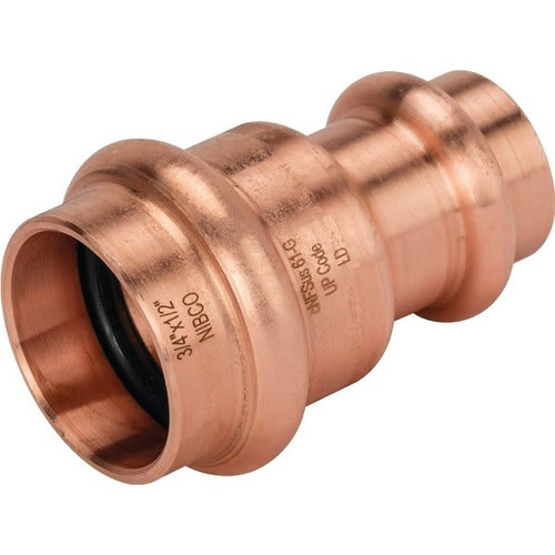 NIBCO UPC600-R 1"x3/4" Press x Press Red Coupling Lead Detect