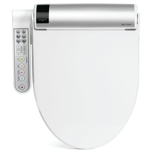 Biobidet Bliss Electric Bidet Seat, White, Side Panel Controls