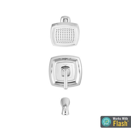 American Standard Edgemere Bath/Shower Trim W/ Cartridge (P. Chrome)