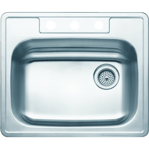 Seasons 25 X 22 X 6 In. Top Mount Kitchen Sink (Stainless)