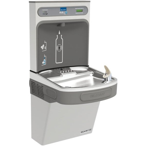 Elkay Ezh2o Bottle Filling Station/Single ADA Cooler, Filtered, 8 Gph, Ss