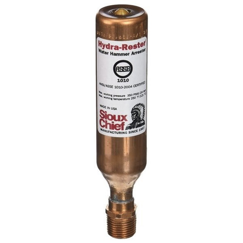 Sioux Chief Hydra-Rester Water Hammer Arrester Asse-A 1/2 Mip Thread