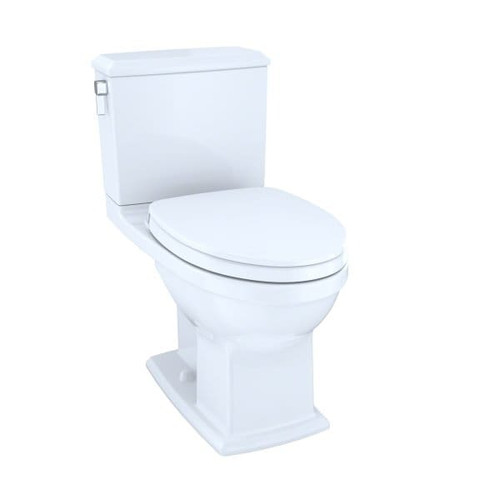 Toto® Connelly® Two-Piece Dual Flush 1.28 & 0.9 Gpf Toilet Washlet®+ready Cotton