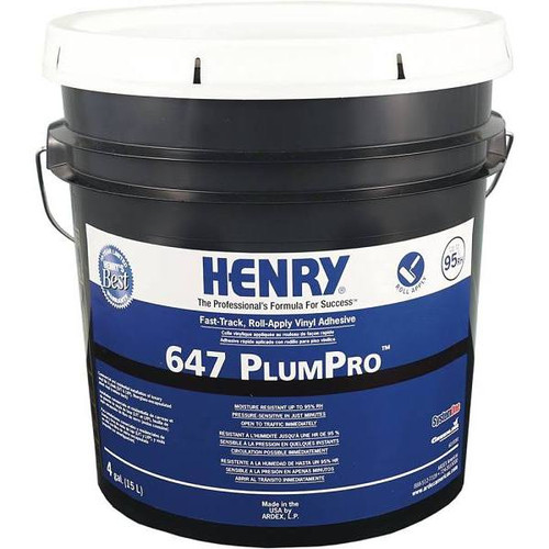 Henry 647 4 Gal. Luxury Vinyl Tile And Plank Flooring Adhesive 30887