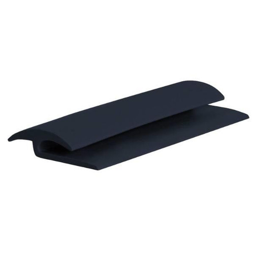 Roppe 12ft Profile #159 Series Black Vinyl Joiner