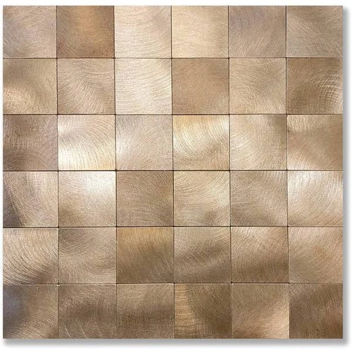 Dip Design Is Personal 12 In. X 12 In. Copper Wire Self-Adhesive PVC Aluminum Tile Backsplash, Case Of 10