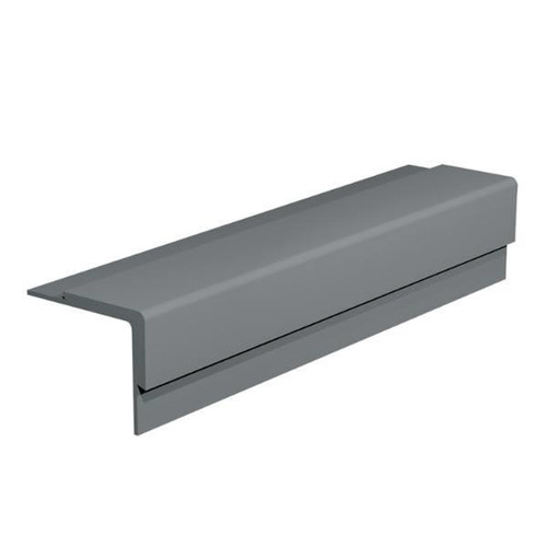 Roppe 9ft Profile #16 Series Dark Gray Rubber Nosing
