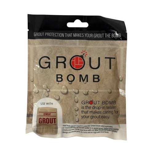 The Tile Doctor Grout Bomb, Drop-In Sealer And Reinforcement