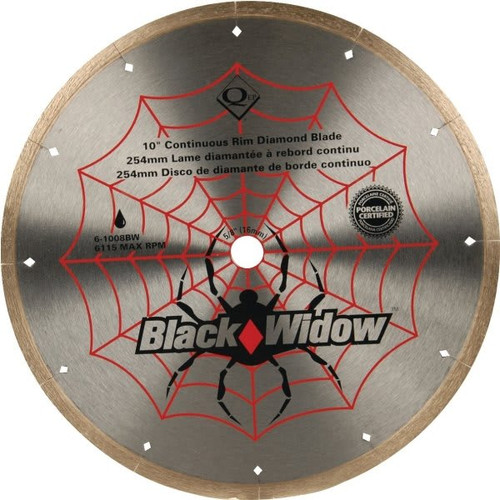 Qep 10 Micro Segmented Wet Cutting Porcelain Tile Diamond Blade, Model 6-1008bw