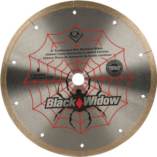 Qep Black Widow 8 In. Tile Cutting Diamond Blade