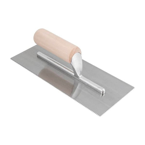 Roberts 1/16" X 1/16" X 1/16" Square Notch Steel PRO Vinyl Flooring Trowel