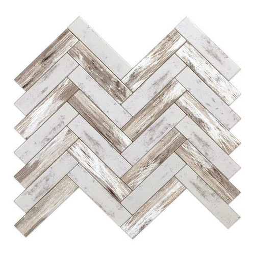 Inoxia Speedtiles Rustica Gray 12.20" X 11.57" Glass Wall Tile, Case Of 6 MG220RUS019L