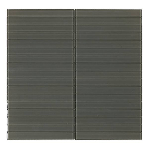 Inoxia Speedtiles Bamboo Green 11.81" X 11.37" Glass Wall Tile, Case Of 6 IG200BAM073/BX6