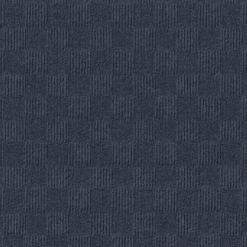 Foss Floors Self-Stick Crochet Carpet Tiles (Ocean Blue) (15-Case)