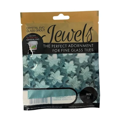 The Tile Doctor Crystal Evo Glass Grout Jewels, Jade, 75 Grams