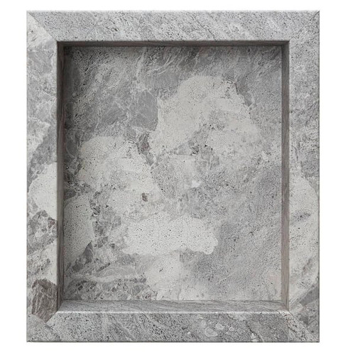 Palisade Shower Niche Insert, 15.5" X 17.5" X 3.75", Silver Lake