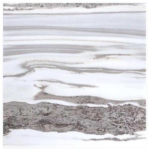 Abolos Nature 12 X 12 Matte Gray Glass Field Wall Tile, Case Of 16