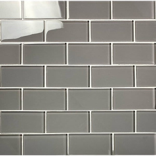Abolos Metro 3 X 6 In. Subway Tile (P. Gray) (70-Case)