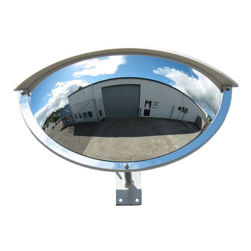 Duravision 36" Outdoor Half Dome Acrylic Convex Mirror