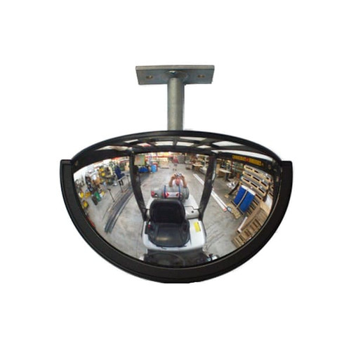 Duravision 9" X 4" Forklift Half Dome Acrylic Convex Mirror