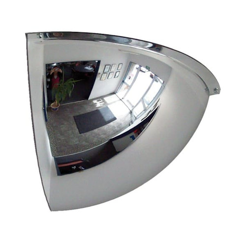 Duravision 18" Quarter Dome Acrylic Convex Mirror