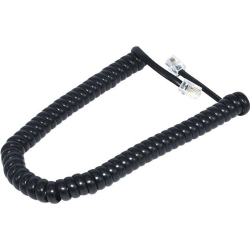 Adamax 7' Telephone Handset Cord, Black, Package Of 5