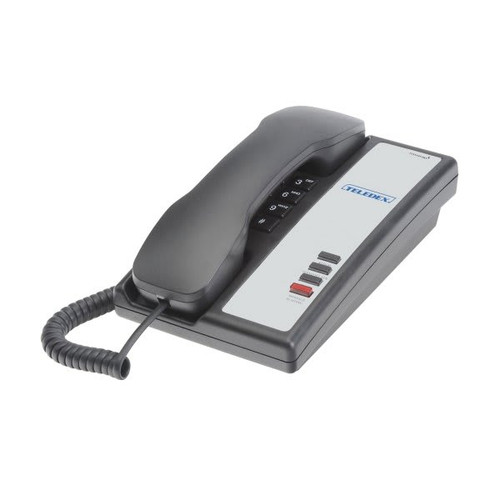 Teledex Black Nugget 1-Line Telephone