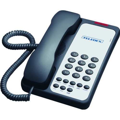 Teledex Opal 1005 - Single Line Black Telephone