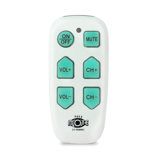 Continu-Us Universal Big Button TV Remote - Easymote Dt-R08w
