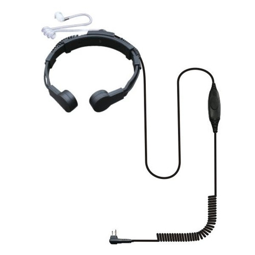 Parity Products Tactical Throat Microphone Surveillance Earbud For Kenwood