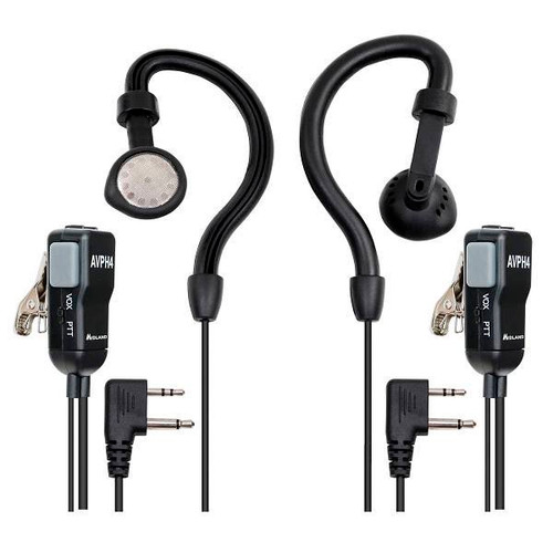 Midland X-Talker Lxt600bb Ear Wrap Headset Package Of 2