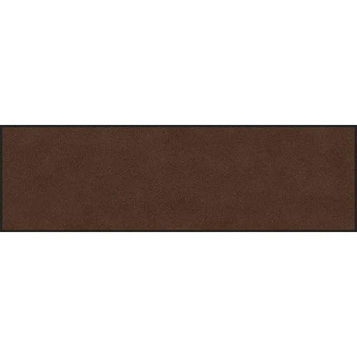 M+a Matting Classic Impressions Hd Solid Carpeted Entrance Mat, Chocolate, 3' X 10'