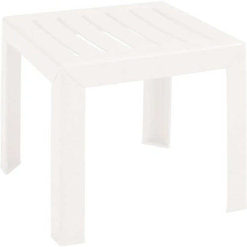 Grosfillex Westport 16x16 Side Table White
