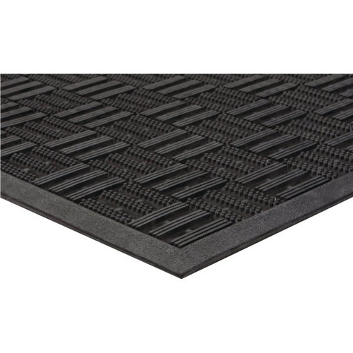 Apache Mills 36 X 59" Outdoor Floor Mat Black Apache Aqua Flow