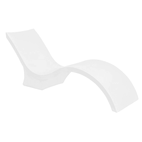 Ledge Lounger Signature Chaise Deep - White