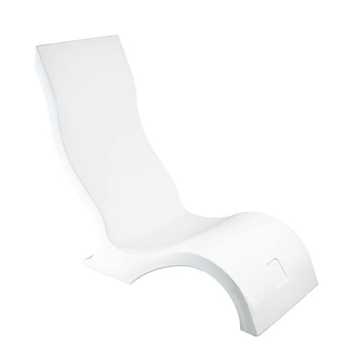 Ledge Lounger Signature Chair - White