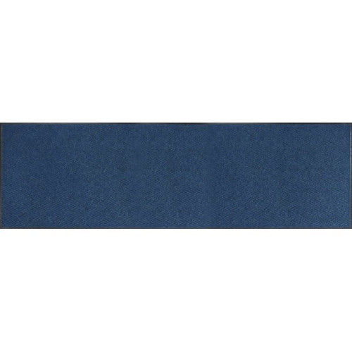 Apache Mills Apache Chevron Ribbed 3' X 10' Indoor Slate Blue Floor Mat