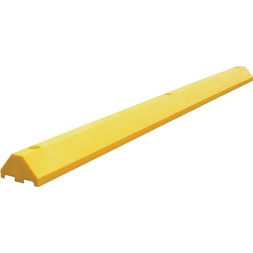 3 X 6 X 72 Yellow Ultra Plastic Parking Block Stop