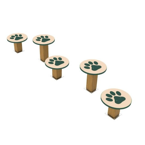 Barkpark 5-Step Recycled Stepping Paws