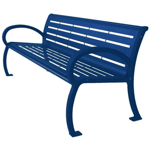 Ultrasite Premium Blue Portable Wilmington Bench 4' Slat