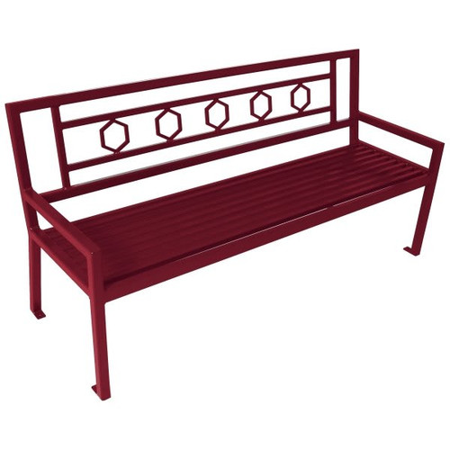 Ultrasite Burgundy Huntington Bench 6'